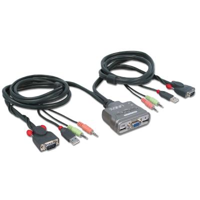 KVM Switch Compact USB Audio 2 Port